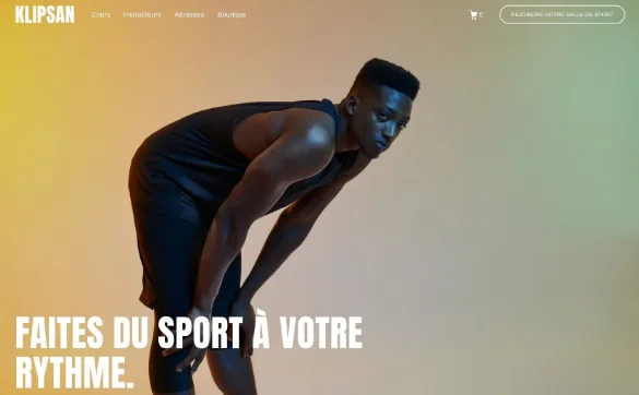 Site Klipsan réalisé par Studio SEKKO